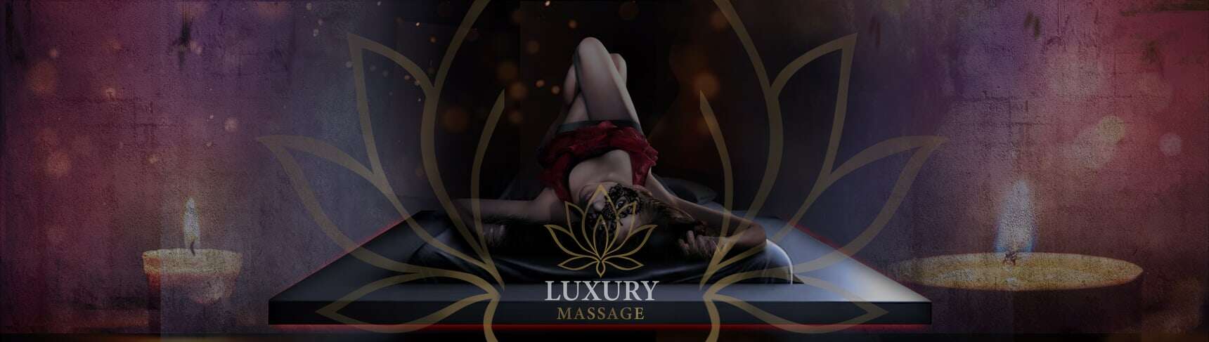 Masaje de lujo con ambiente relajante y velas